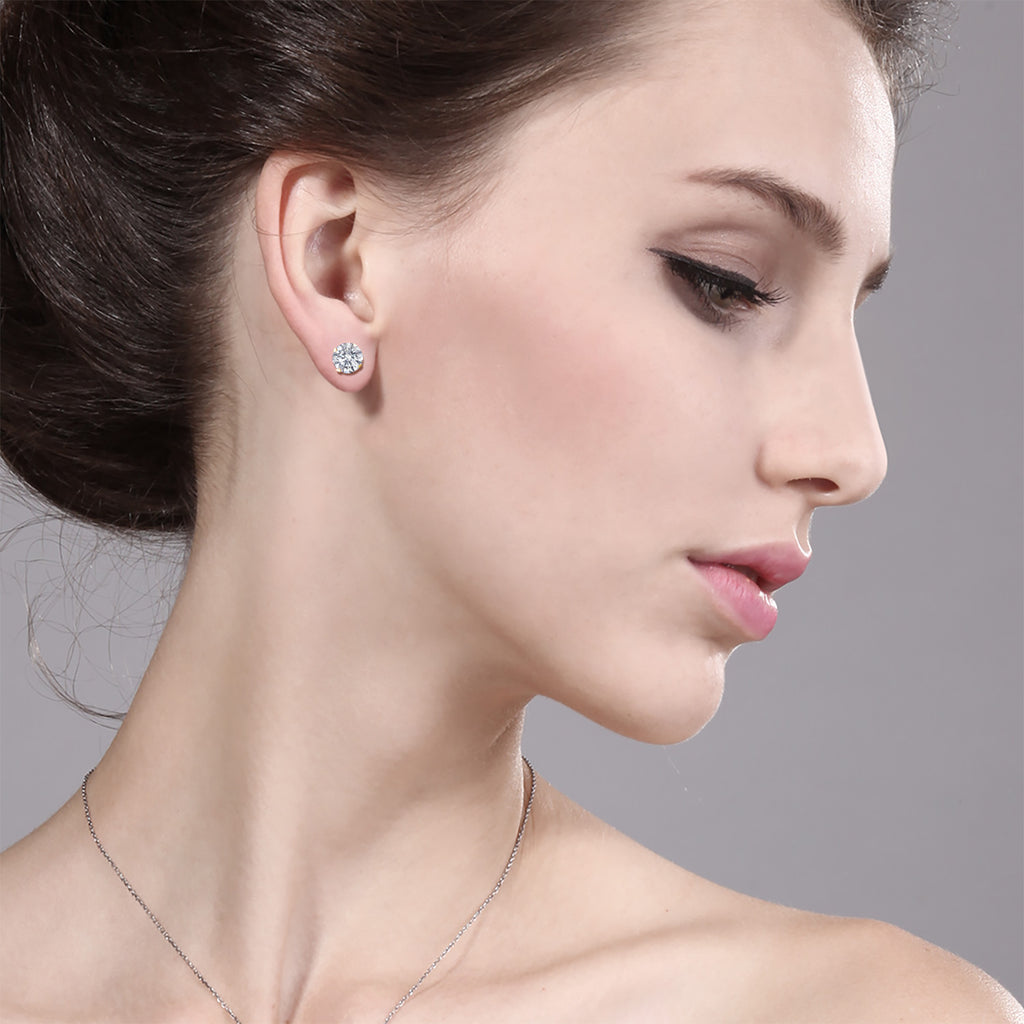 E - F_Earrings in 925 Yellow Gold Plated Silver