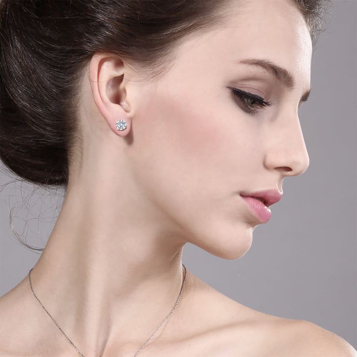 E - F_Earrings in 925 Yellow Gold Plated Silver