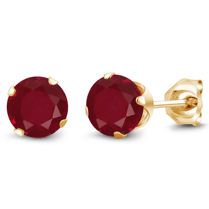 Ruby - July_Earrings in
