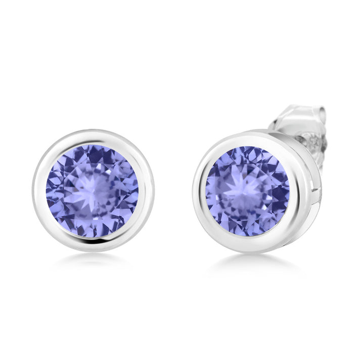 Tanzanite - December_Earrings in 925 Sterling Silver