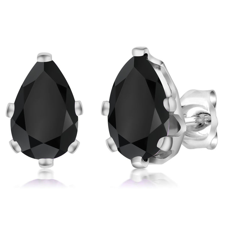 Onyx - December_Earrings in 925 Sterling Silver
