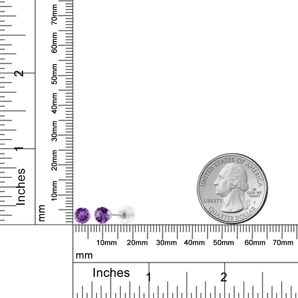 Earrings in 10K White Gold