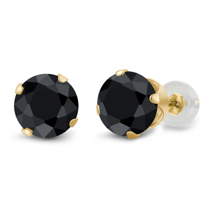 Sapphire - September_Earrings in 14K Yellow Gold