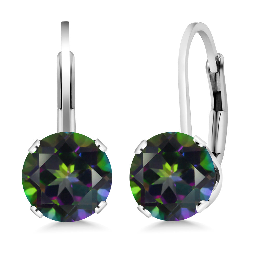 Green Mystic Topaz_Earrings in 925 Sterling Silver