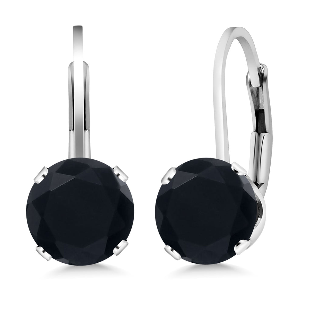 Onyx - December_Earrings in 925 Sterling Silver