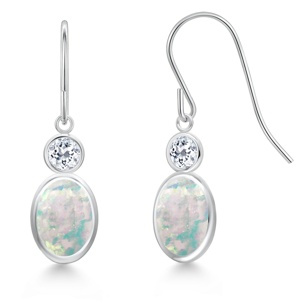 Earrings in 14K White Gold