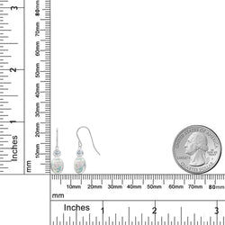 Earrings in 14K White Gold