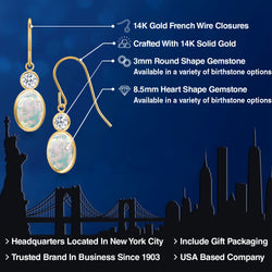 Earrings in 14K Yellow Gold