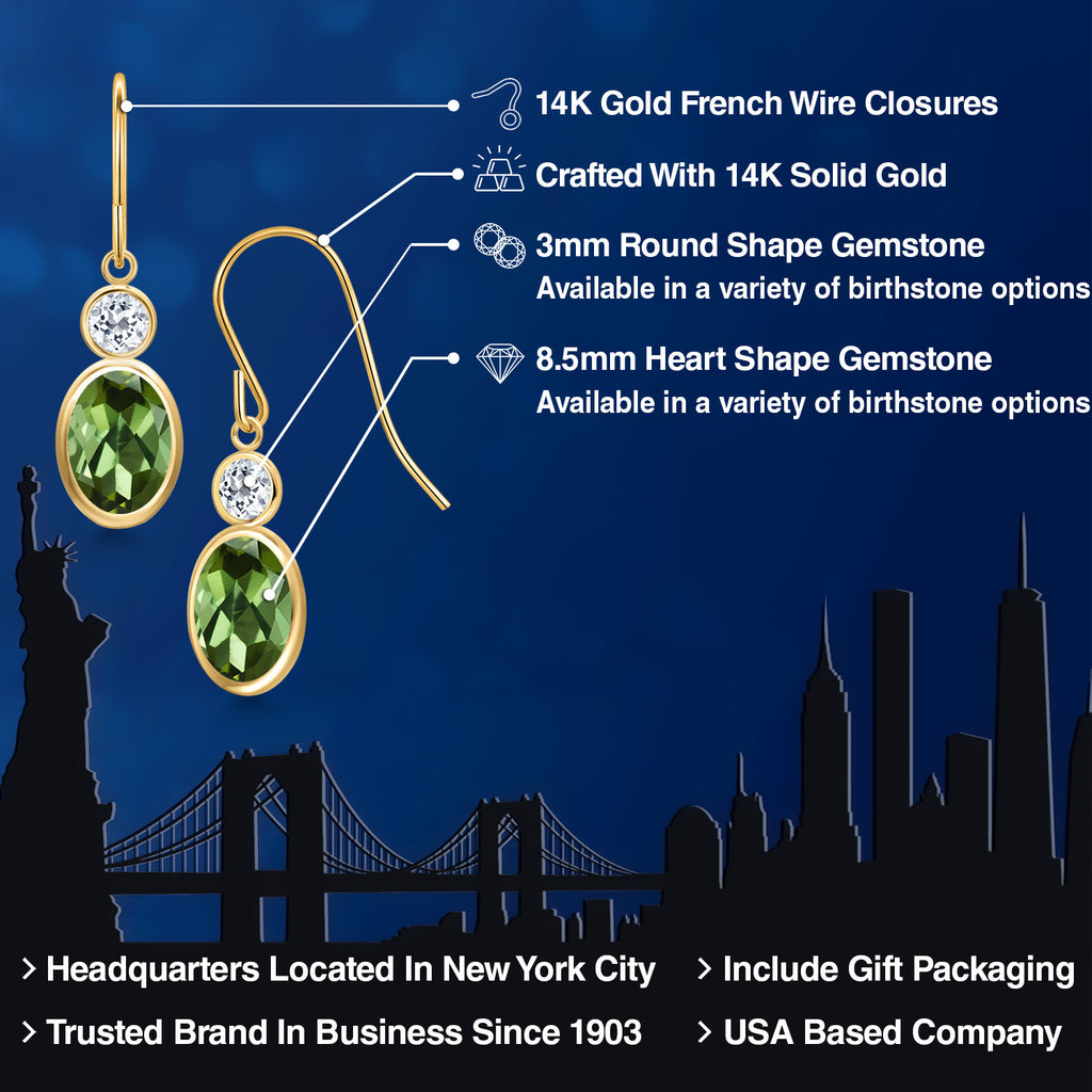 Earrings in 14K Yellow Gold