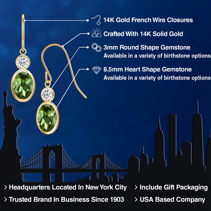 Earrings in 14K Yellow Gold