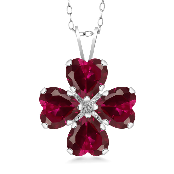 Created Ruby_Pendant in 925 Sterling Silver