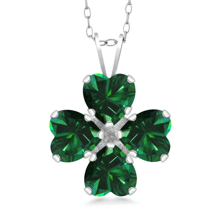 Nano Emerald_Pendant in 925 Sterling Silver