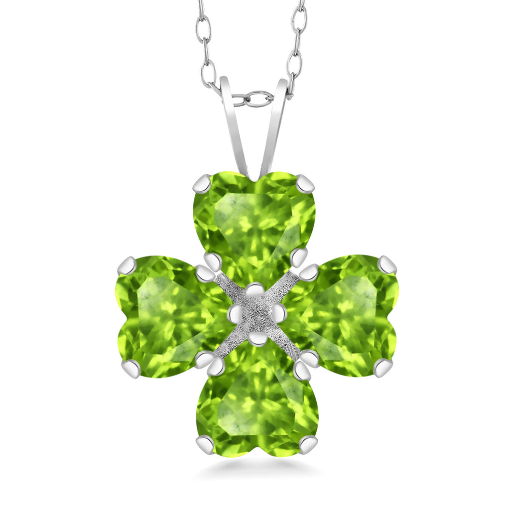 Peridot_Pendant in 925 Sterling Silver