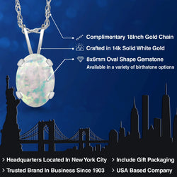 Pendant in 14K White Gold