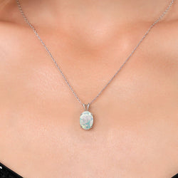 Pendant in 14K White Gold