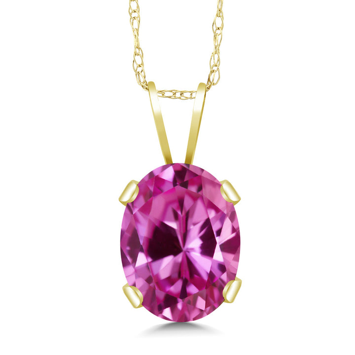 Pink Created Sapphire - September