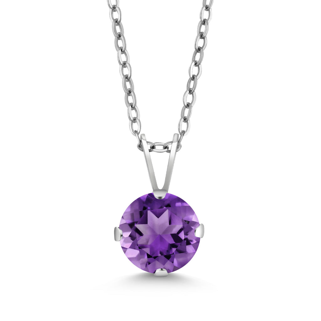 Amethyst - February_Pendant in 925 Sterling Silver