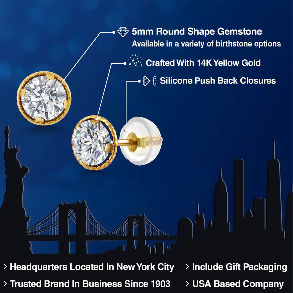 Earrings in 14K Yellow Gold