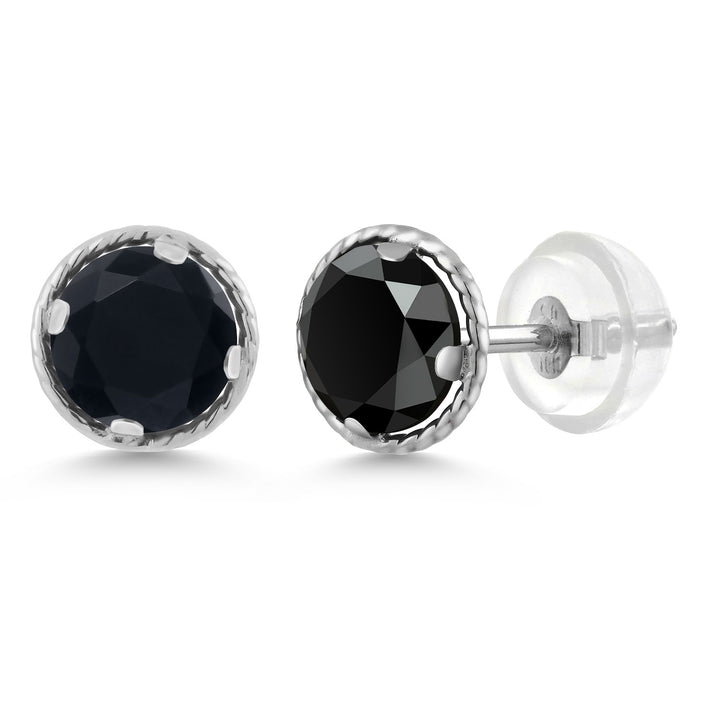 Earrings in 14K White Gold