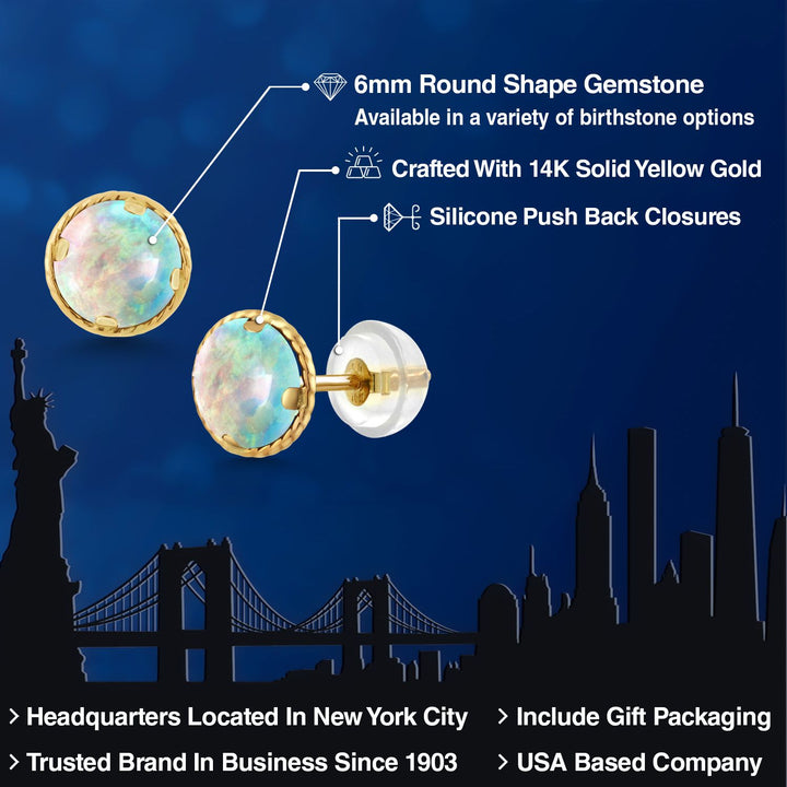 Earrings in 14K Yellow Gold