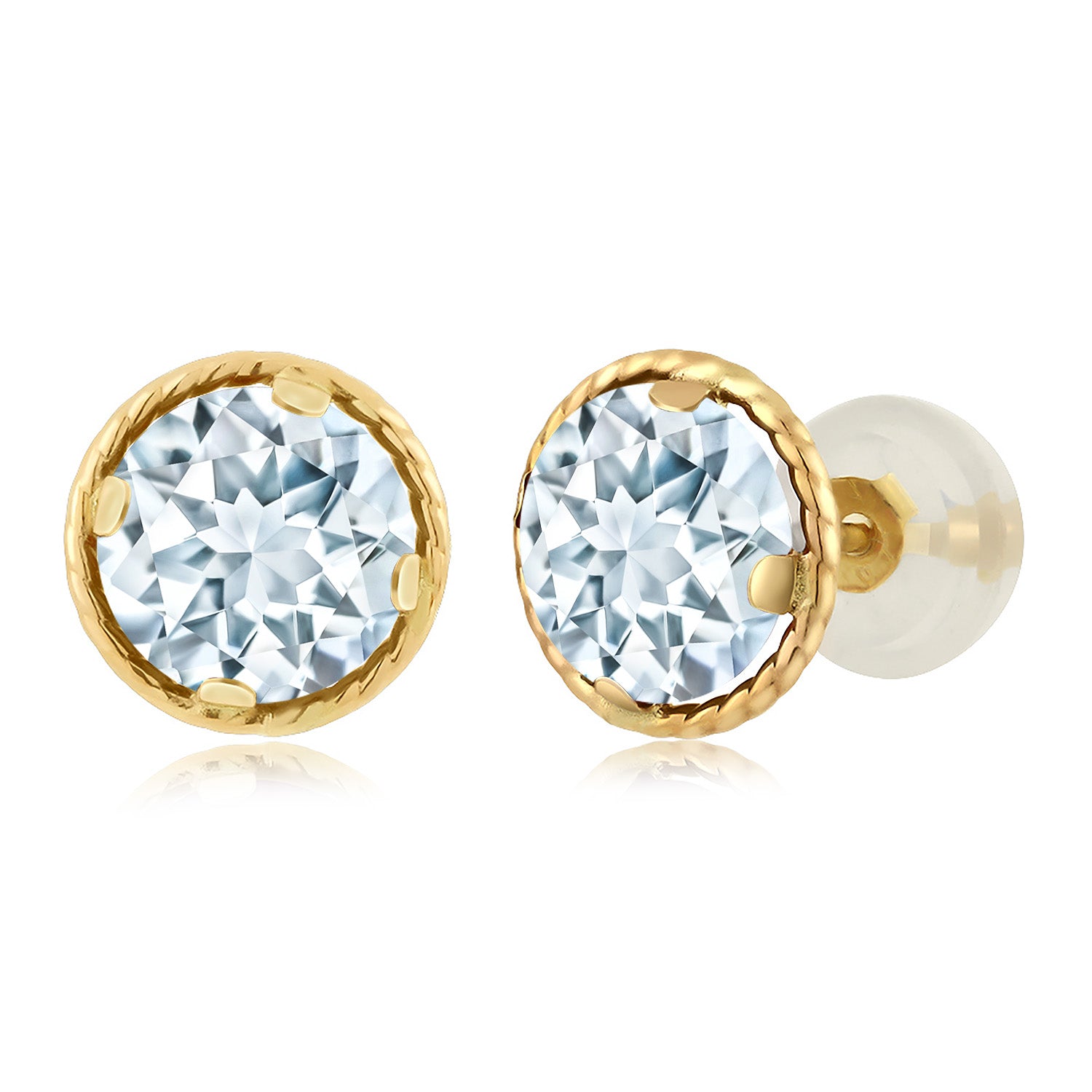 Aquamarine - March_14K Yellow Gold