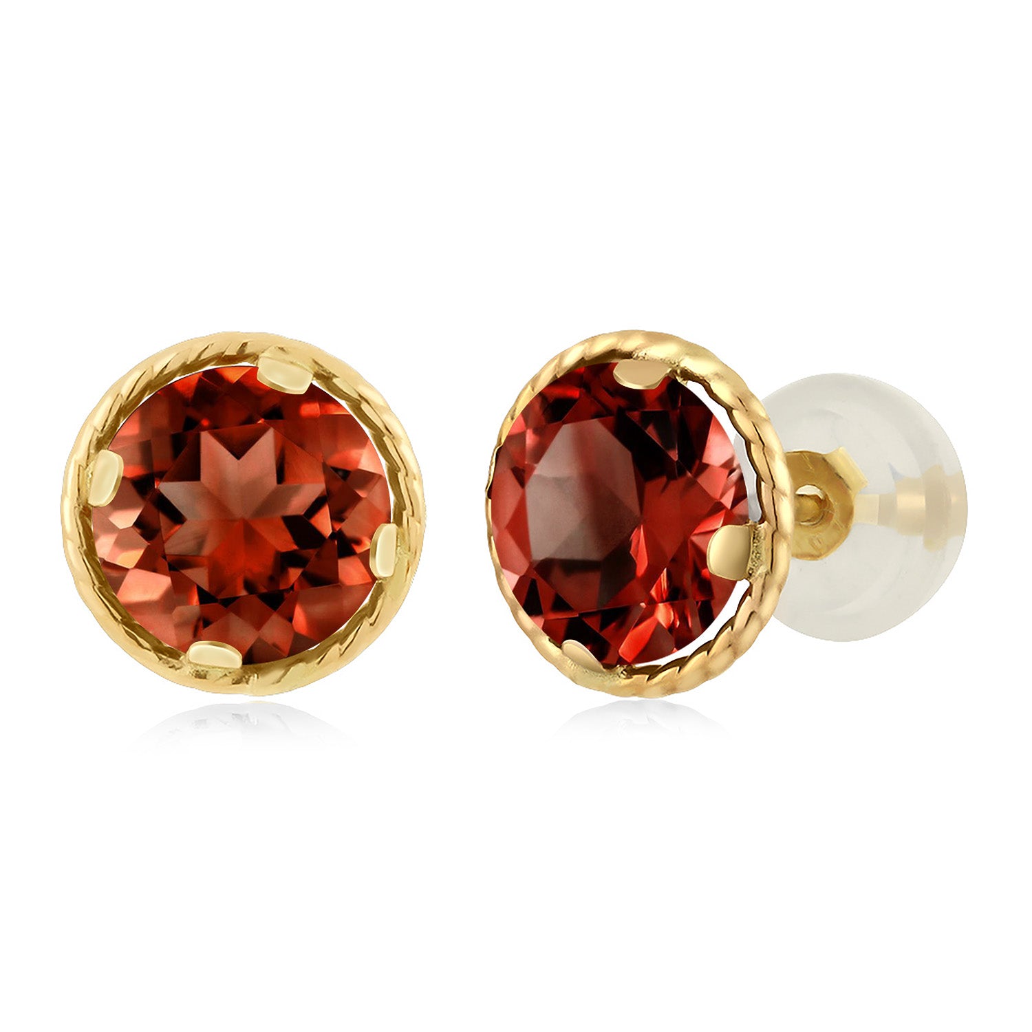 Garnet - January_14K Yellow Gold