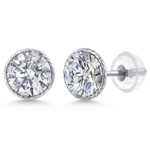 Earrings in 14K White Gold
