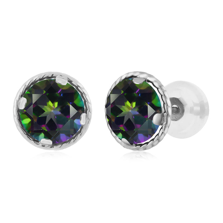 Green Mystic Topaz_14K White Gold