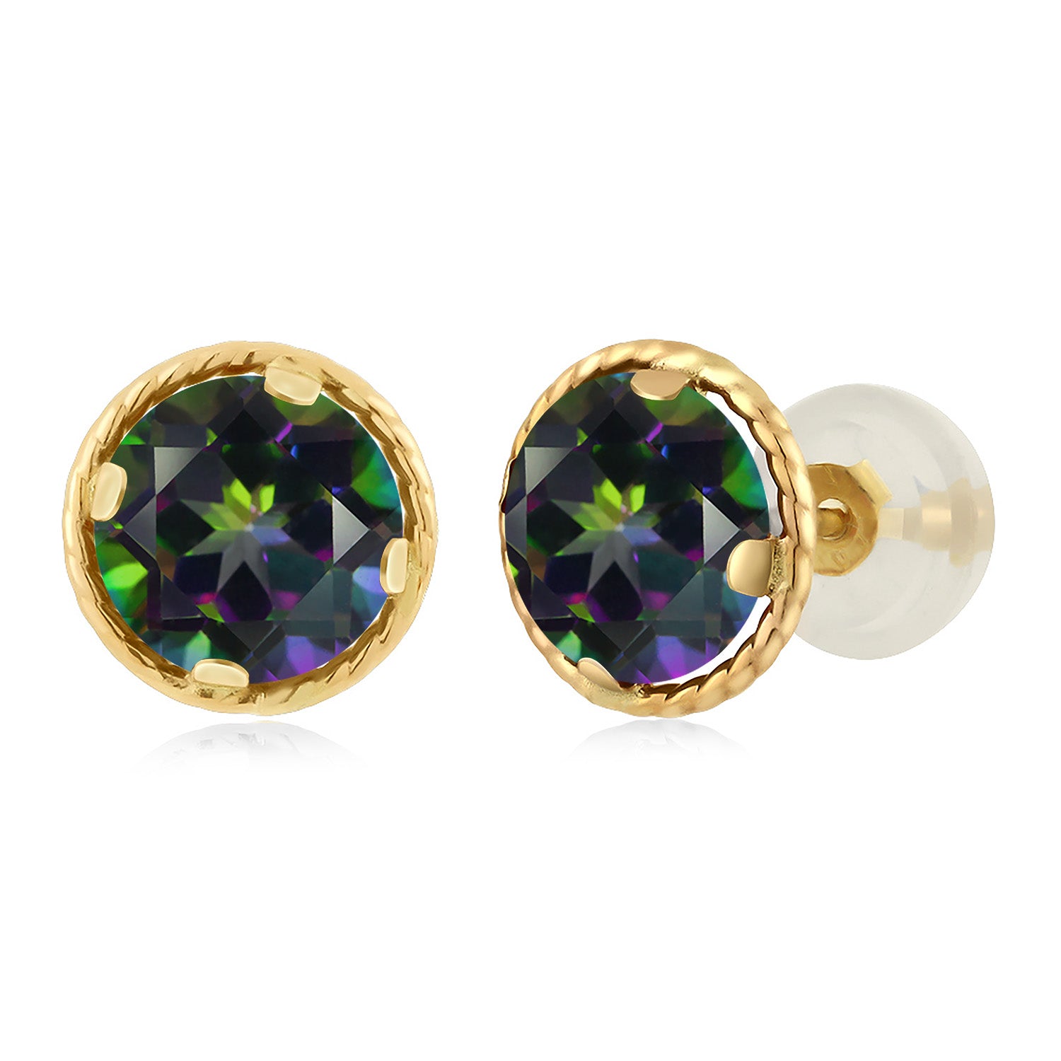 Green Mystic Topaz_14K Yellow Gold