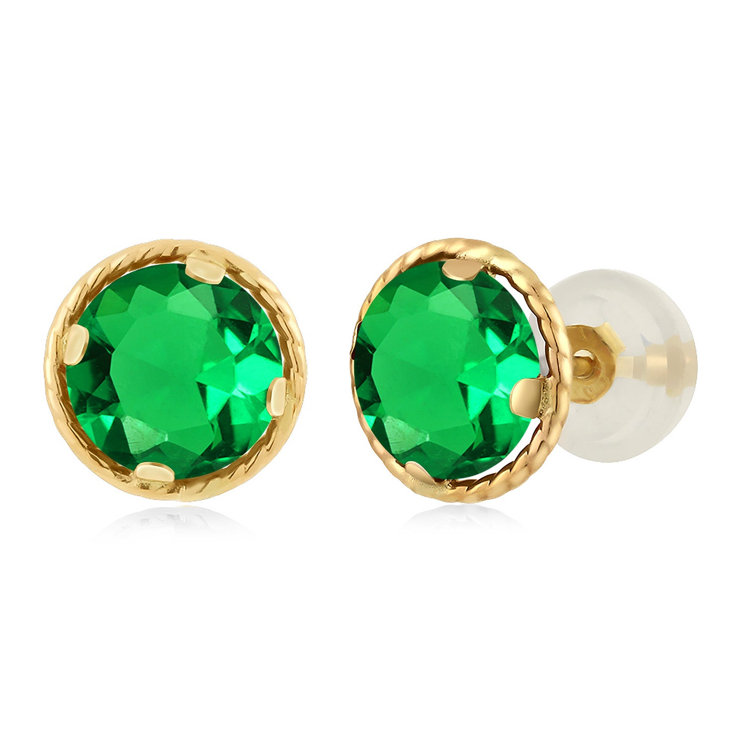 Nano Emerald - May_14K Yellow Gold