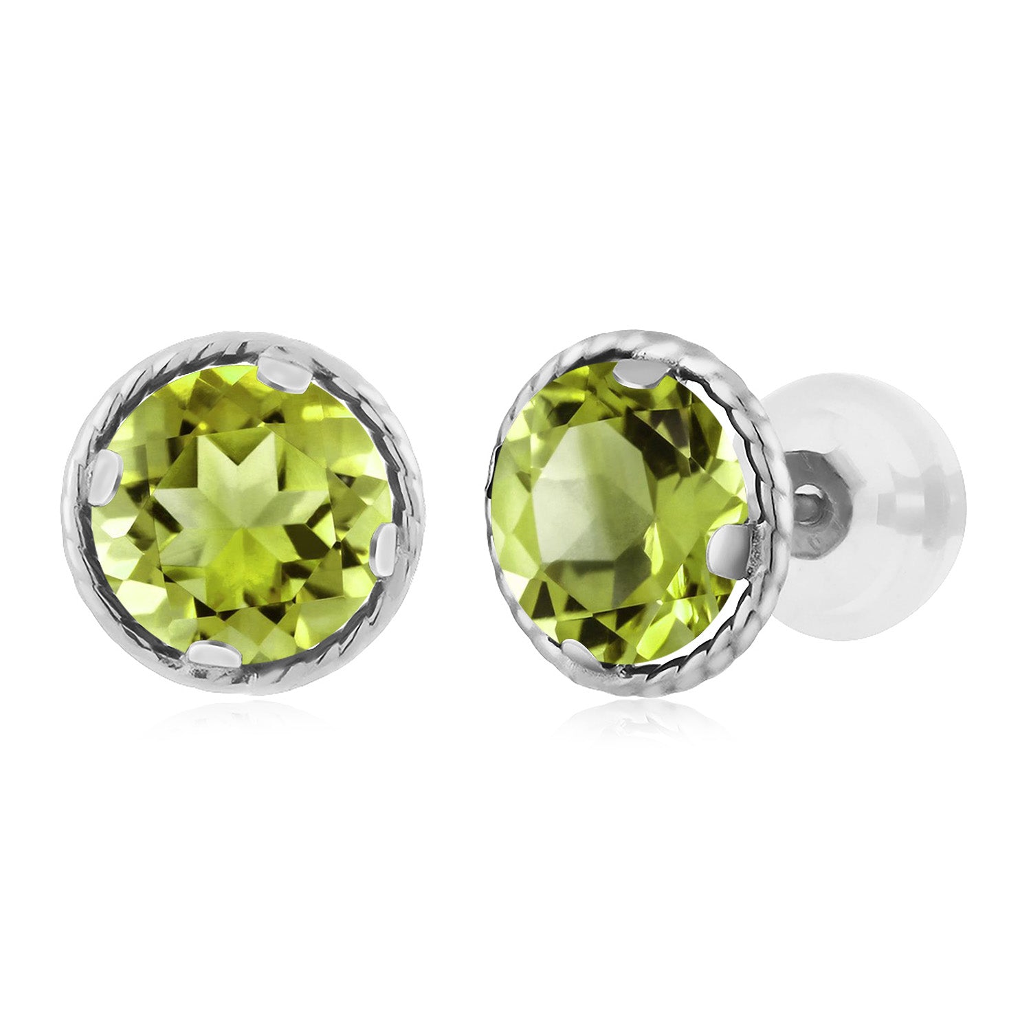 Peridot - August_14K White Gold