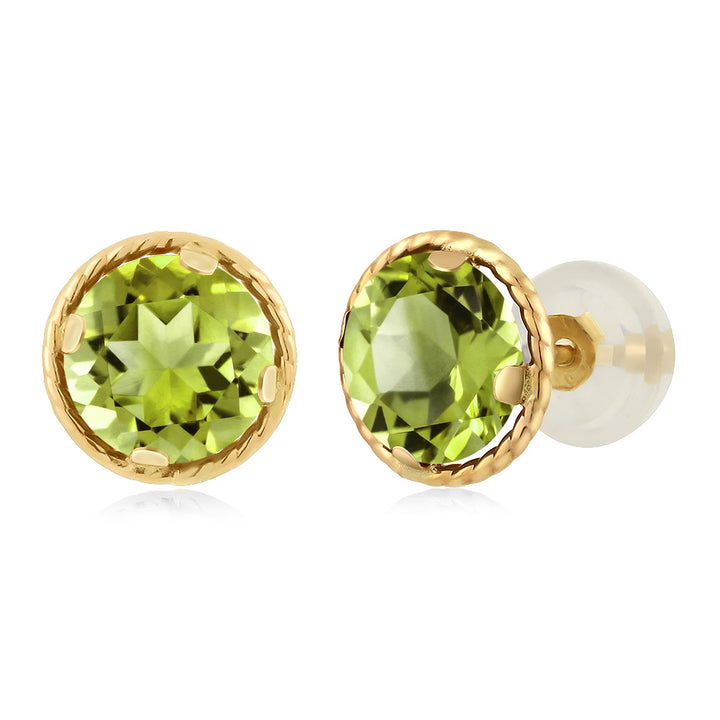 Peridot - August_14K Yellow Gold