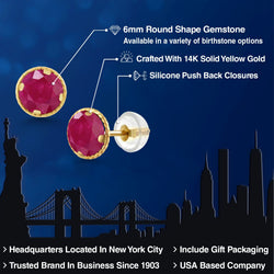 Earrings in 14K Yellow Gold