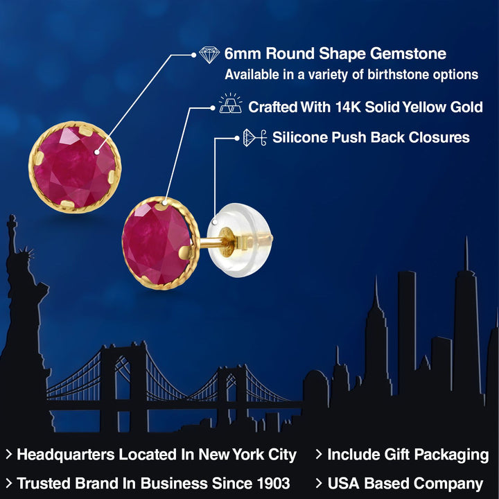 Earrings in 14K Yellow Gold