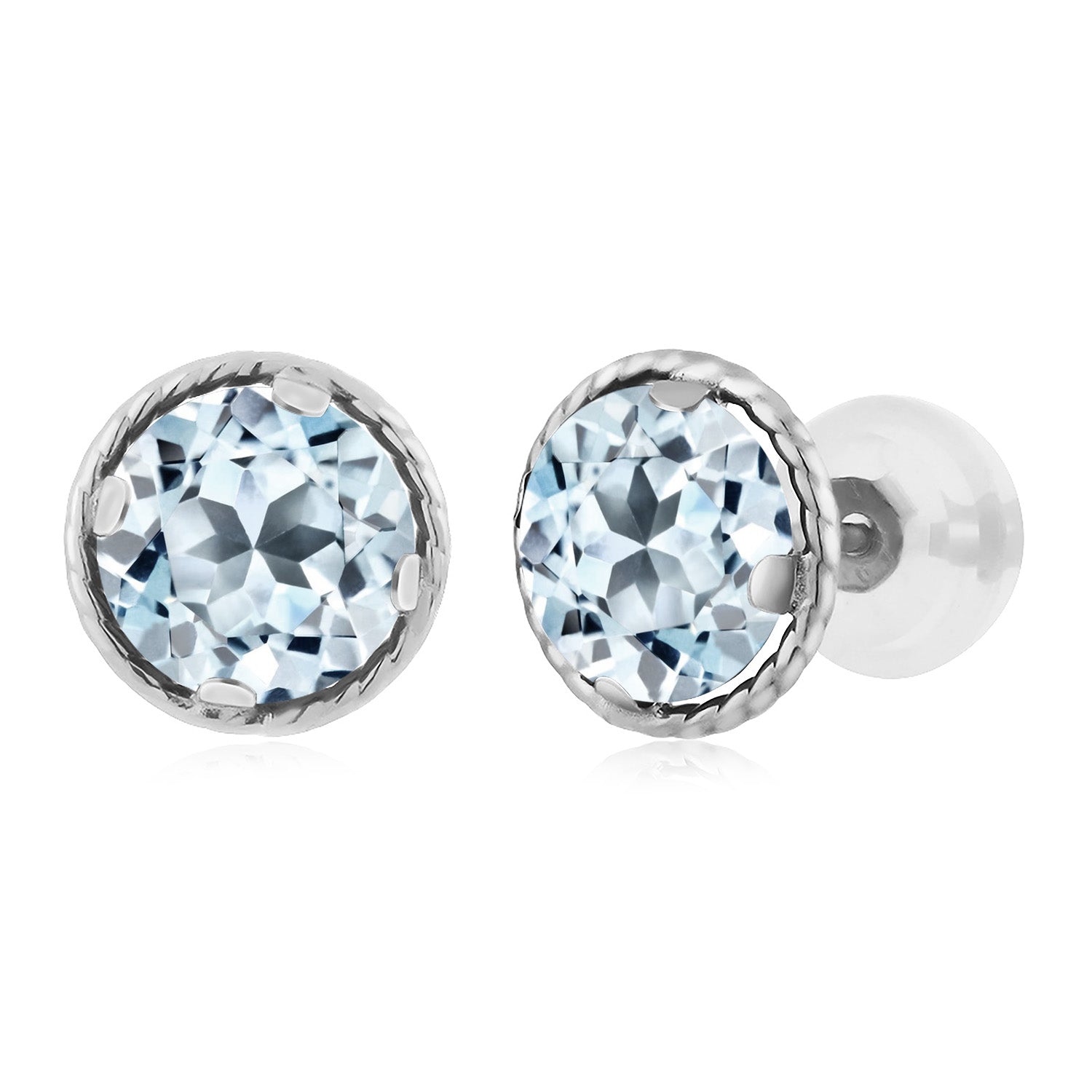 Sky Blue Topaz - November_14K White Gold