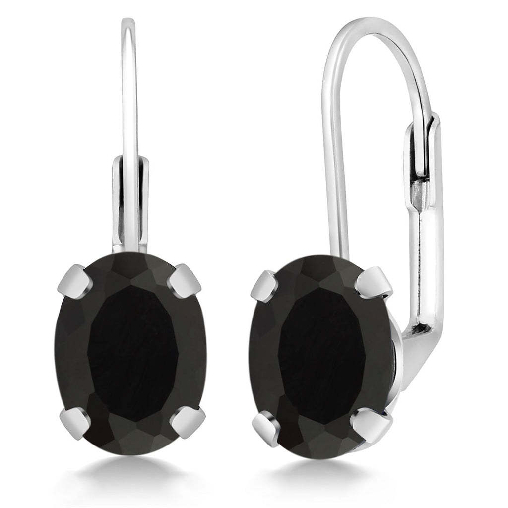 Onyx_Earrings in 925 Sterling Silver