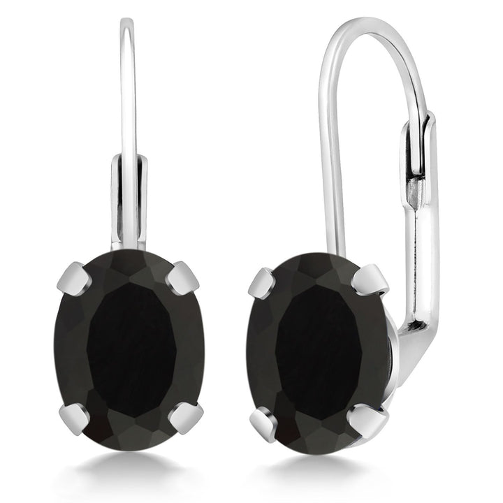 Onyx_Earrings in 925 Sterling Silver