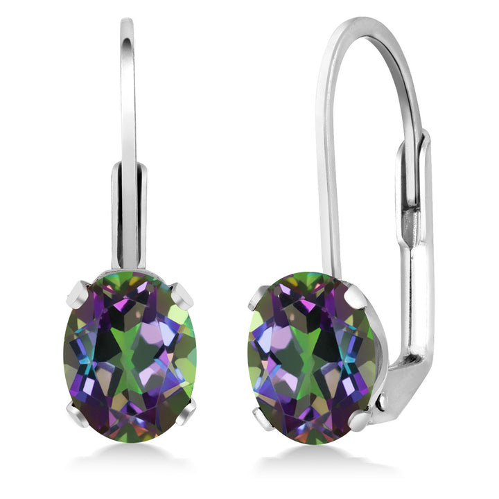 Green Mystic Topaz_Earrings in 925 Sterling Silver
