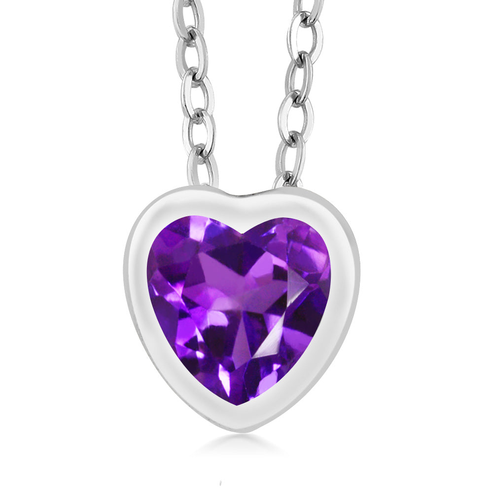 Amethyst - February_Pendant in 925 Sterling Silver