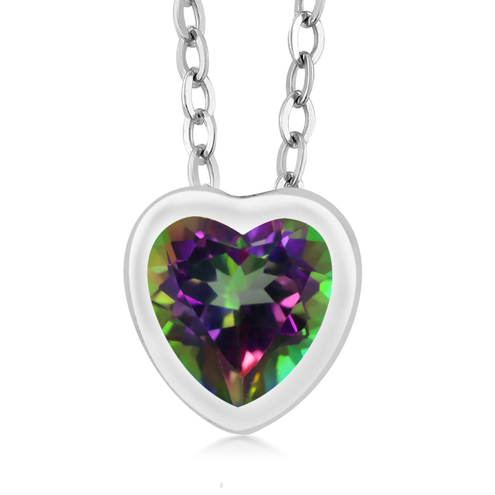 Green Mystic Topaz_Pendant in 925 Sterling Silver