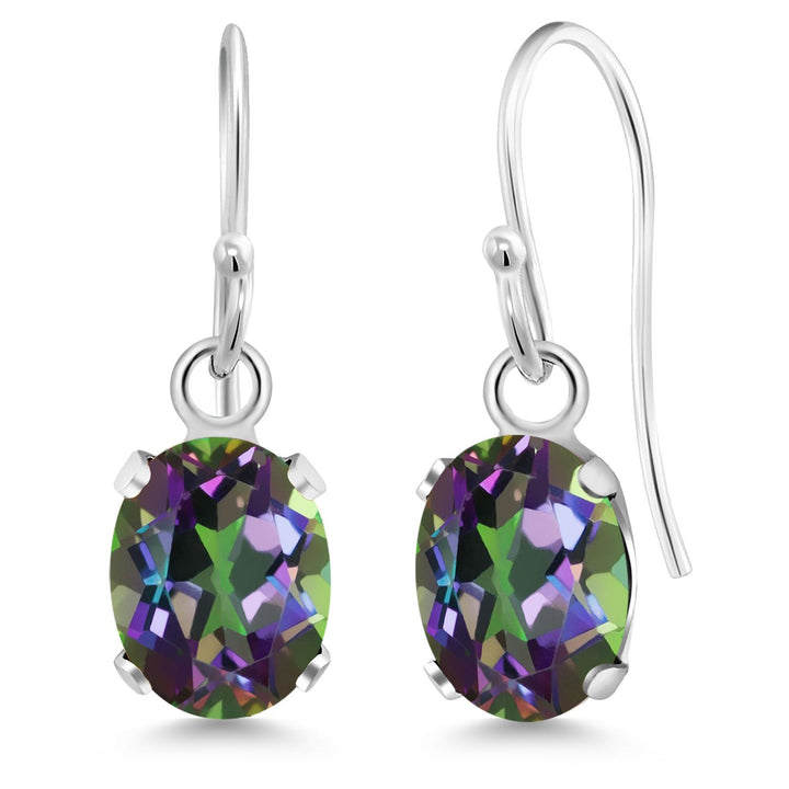 Green Mystic Topaz_Earrings in 925 Sterling Silver