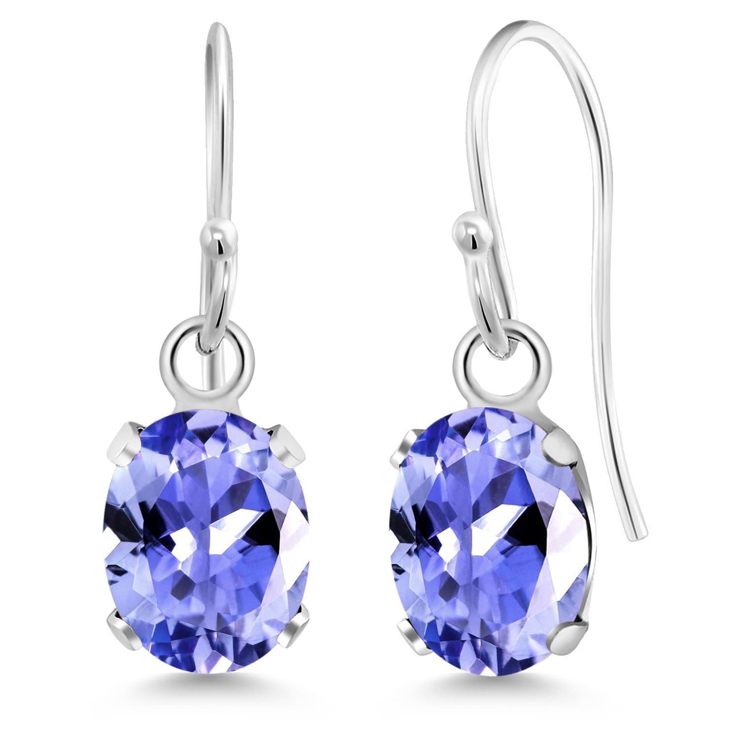 Tanzanite - December_Earrings in 925 Sterling Silver