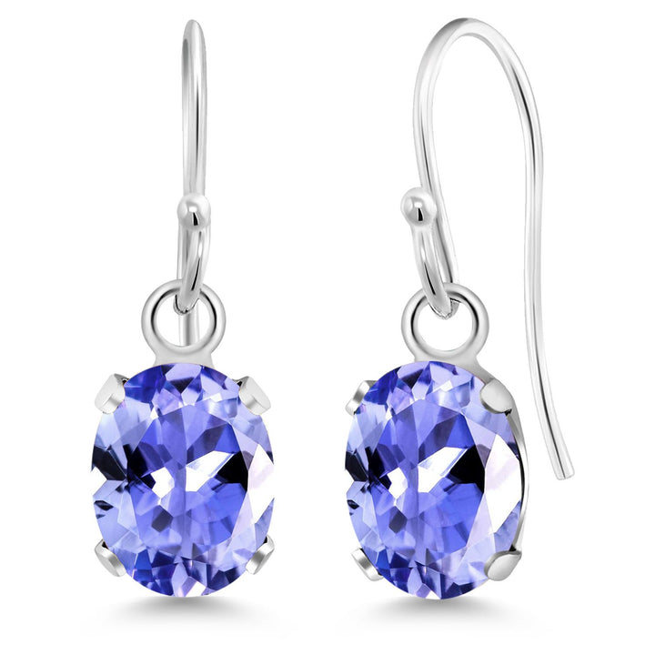 Tanzanite - December_Earrings in 925 Sterling Silver