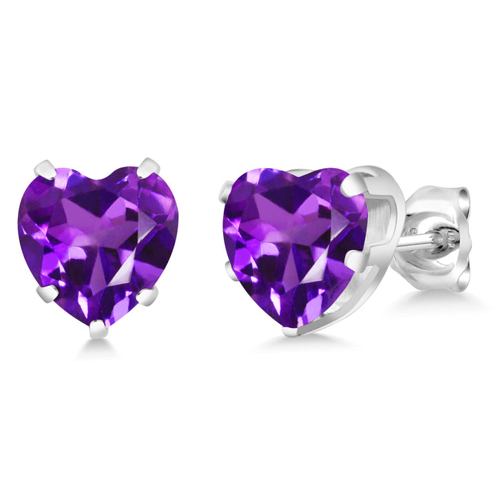 Amethyst - February_Earrings in 925 Sterling Silver