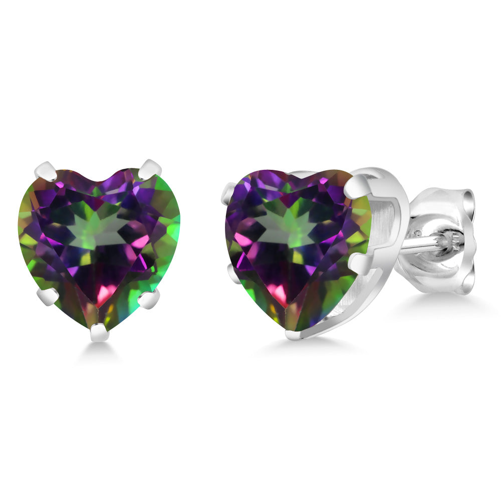 Green Mystic Topaz_Earrings in 925 Sterling Silver
