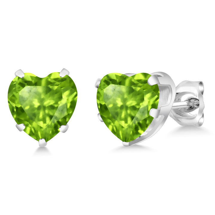 Peridot - August_Earrings in 925 Sterling Silver
