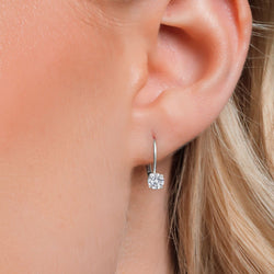 Earrings in 14K White Gold