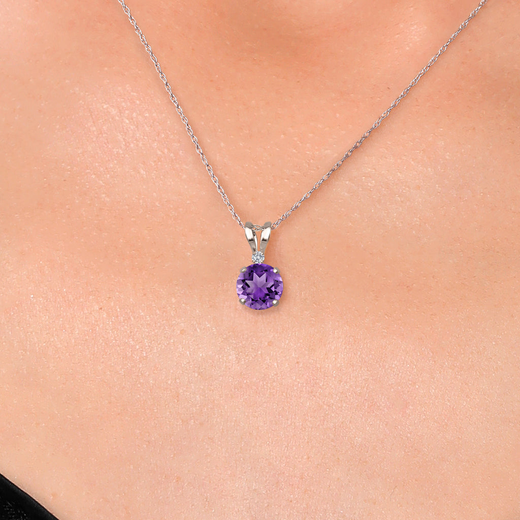 Pendant in 14K White Gold
