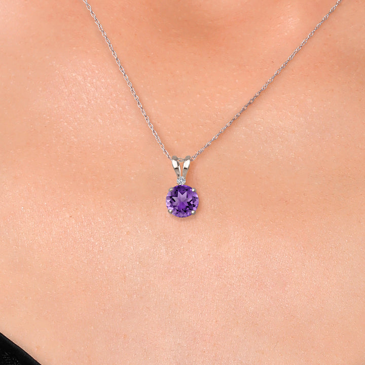 Pendant in 14K White Gold