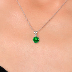 Pendant in 14K White Gold